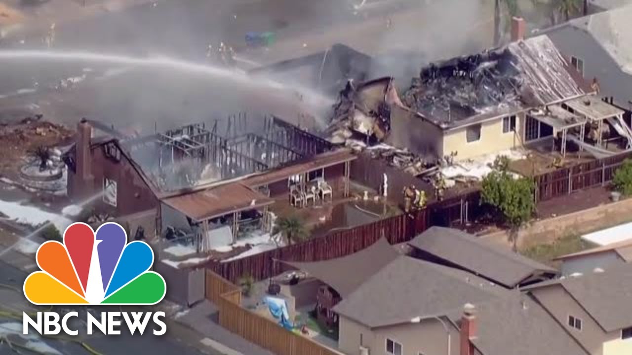 Small Plane Crashes Into Neighborhood Near San Diego