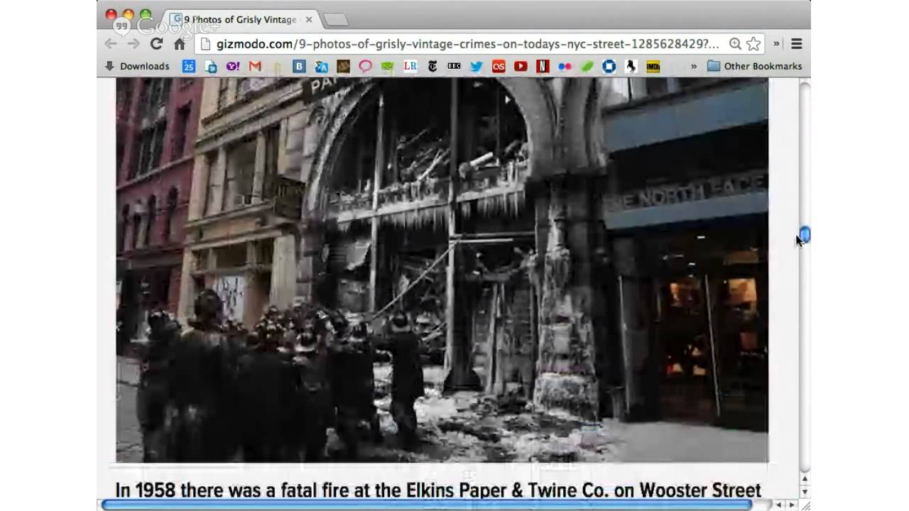 Photos of Vintage Crime Scenes on Today's NYC Streets