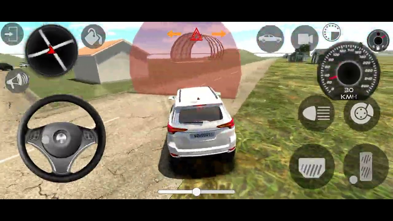 Driving Toyota Fortuner 👑😎 Realistic 22 Inch Alloys | Ultra 3D Gaming Experience 🚘🔥