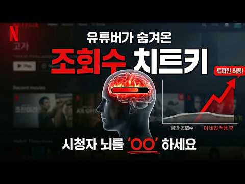 유튜브 조회수 폭발하는 도파민 대본 공식