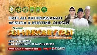  Haflah Akhirussanah Wisuda U0026 Khotmil Quran Yayasan Annuroniyyah Tahun