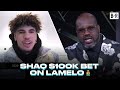 Shaq Bets $100K on LaMelo Half Court Shot In Rising Stars Game 👀