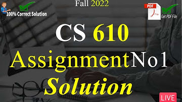 100% Correct Solution With Complete Explanation | Assignment Solution No 1 Fall 2022 | VU Mentor