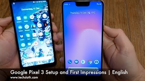 Google Pixel 3 XL Setup and First Impressions | English