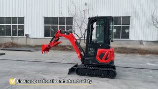 Brand New 1.8-Ton Mini Excavator - Small Body Hides Great Energy