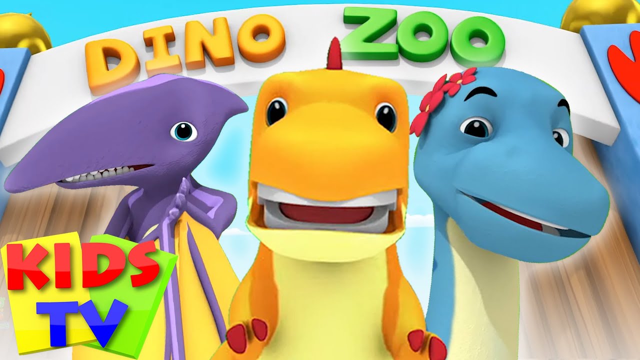 ⁣The Dinosaur Song | Dino Song | Loco Nuts Nursery Rhymes | Kids Tv