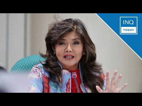 Imee Marcos backs VP Duterte’s stance vs peace talks with NDFP | INQToday