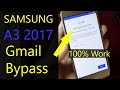 Samsung Galaxy A3 2017 Frp Unlock Bypass Google Account Lock.  طريقة تخطي حساب جوجل سامسونج أ3 2017