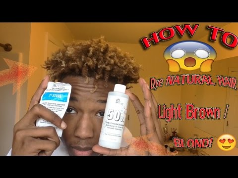 How To Dye Natural Black Hair Light Brown Blond