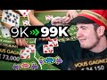  de 9000  100000  record   100 blackjack