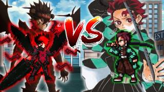 Union Mode Asta VS Tanjiro!!  -  Anti-Magic vs Sun Breathing | Jump Force Mugen screenshot 5