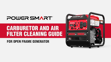 How-To: Clean the Carburetor and Air Filter on Open Frame Generators | PowerSmart
