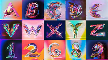 36 Days of type A-Z, 0-9 | a-z alphabet.