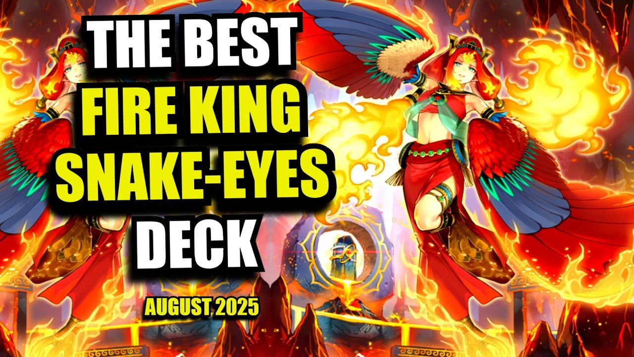 yugioh fire king snake eyes deck Yu-Gi-Oh! The BEST Fire King Snake-Eyes Deck Profile - August 2025