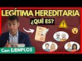 ✨LEGÍTIMA HEREDITARIA: Quién recibe QUÉ y por qué【TODO lo que debes SABER】