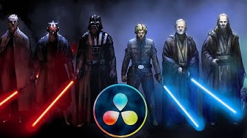 Easy LIGHTSABER TUTORIAL - Tracking  | DaVinci Resolve Fusion