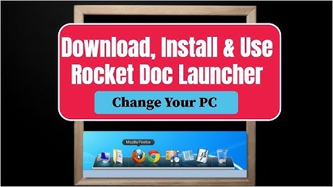 How To: Download, Install & Use RocketDock Launcher (Change your Computer)