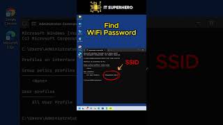 DID YOU KNOW HOW EASY IT IS TO FIND YOUR WIFI PASSWORD #shorts