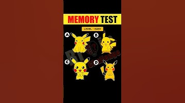 Test Your Memory Power : Guess The Correct One ! | Memory Test Puzzles #shorts #viral #paheliyan