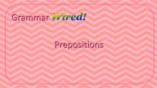 Prepositions