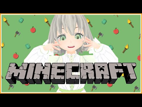 【Minecraft】construir un edificio／MocaHanashiro【Japanese Vtuber sub english español 】