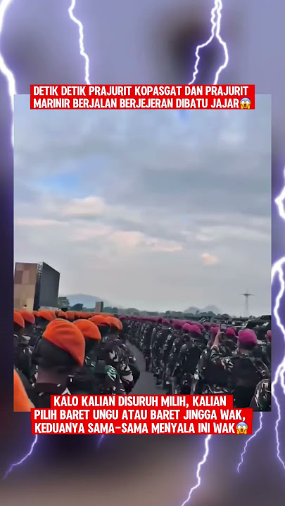 Kopasgat soldiers and marines unite in Batu Jajar #shorts #viral #trending #tni #marines #kopasgat