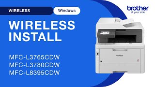 MFCL3780CDW wireless setup - Windows