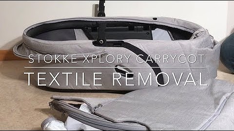 How to Remove and Wash the Textiles on a Stokke Xplory Carrycot (Newer Model)