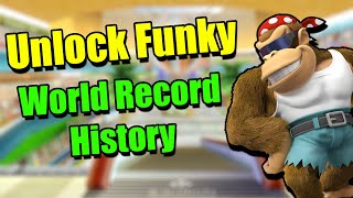 World Record History of Unlock Funky Kong in Mario Kart Wii