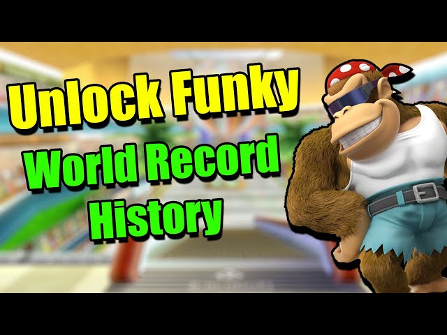 World Record History of Unlock Funky Kong in Mario Kart Wii class=