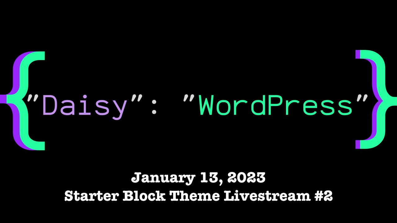 Building a Starter Block Theme #2 - index template, singular template ...