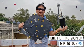 BARISH HO GYA / RAIN STARTED DURING KITE FIGHTING AND WEATHER BECAME SO COLD 
