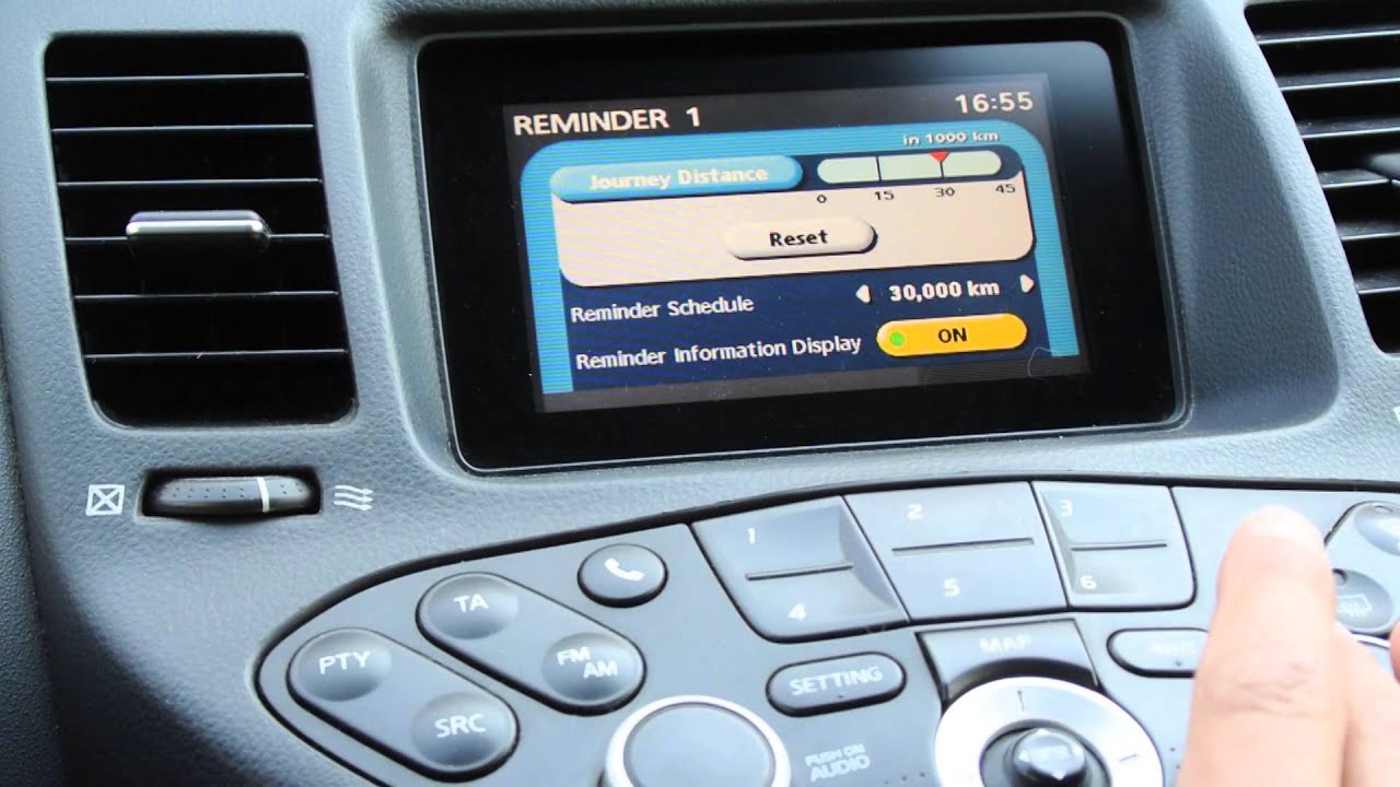 Напоминание Preset mileage reached - YouTube