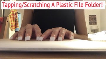 ASMR * Plastic File Folder Only! * Fast Tapping & Scratching * No Talking * ASMRVilla