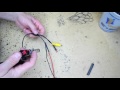 How to connect to those small backup camera power wires if you don't know how to solder