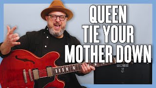 Queen Tie Your Mother Down Guitar Lesson + Tutorial