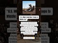 U.S. May Send More Troops to Middle East After Drone Attack ⚠️🔥