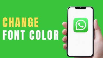 How To Change WhatsApp Font Color