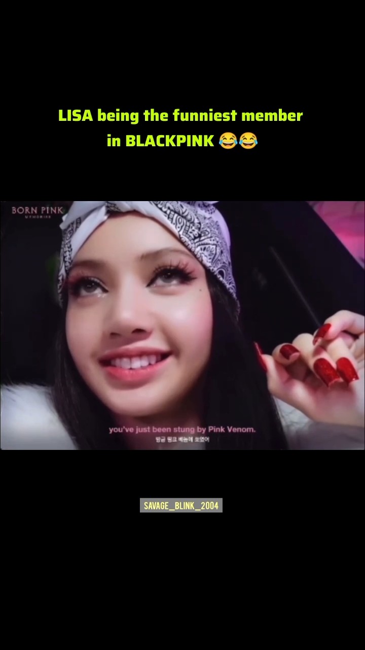 LISA being the funniest member in BLACKPINK ? #lisa #jennie #jisoo #rosé #blackpink #shorts