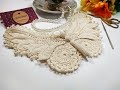 Como Tecer uma Beautiful Irish Crochet Butterfly Parte 1