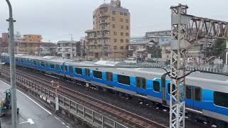 EF65 2067号機+東臨71-000形Z11編成　甲種輸送　南浦和駅付近通過シーン