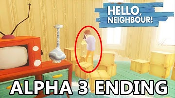 ALPHA 3 ENDING | Crying in the Corner | Hello Neighbor Alpha 3 Ending