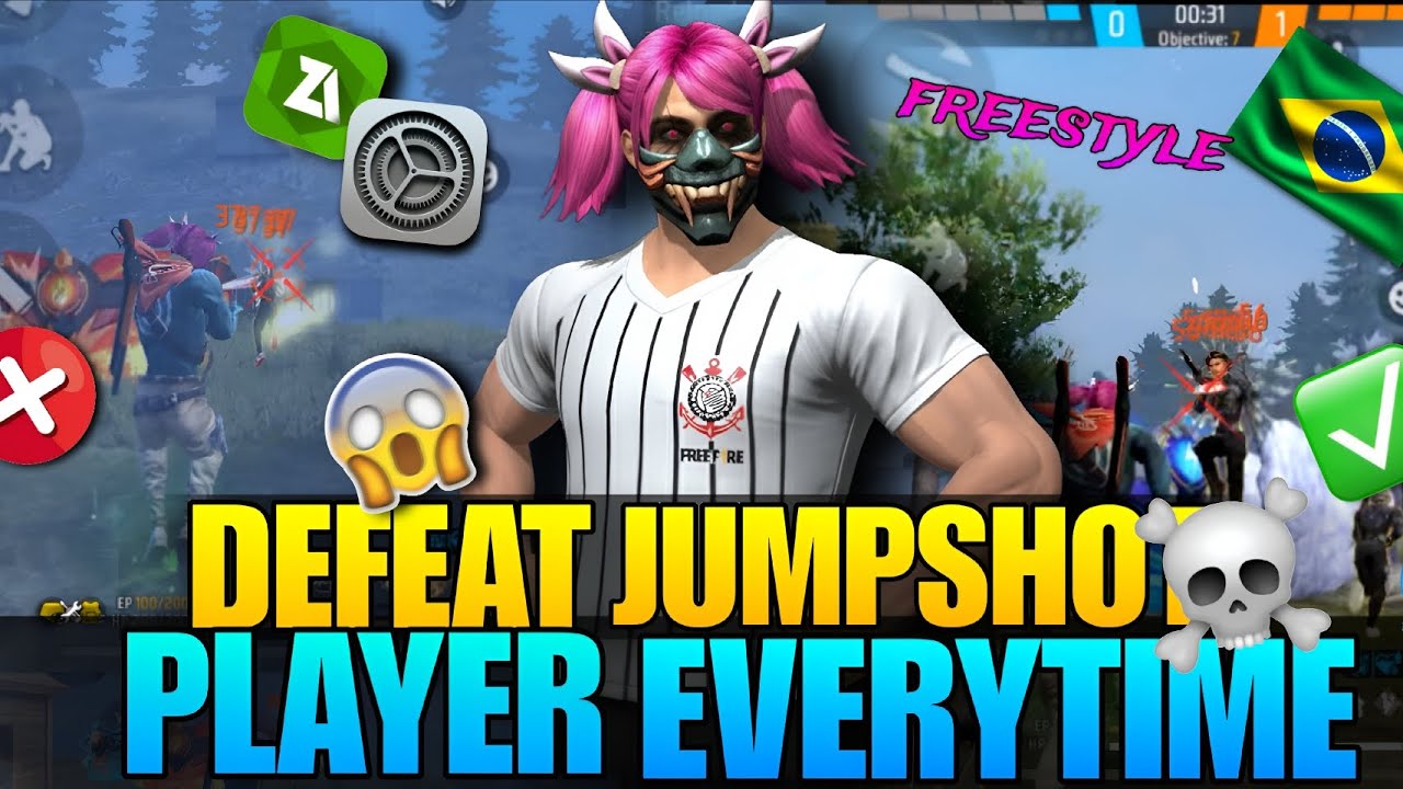 HOW TO WIN 🔥🔥 EVERY 1V1 AGAINST JUMPSHOT 🦘 PLAYER 💻 | BEST SINSI ⚙️🇧🇷 | DEADLY 1V1 🌪️🗿| XPODX FF |