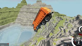 Truck 🚙Jump 🦘into Leap🛣️ of Death💀😯 | Crash💥 100% | Servive🛟 0% | Beamng Drive