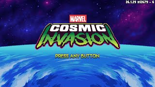 MARVEL Cosmic Invasion - PC - Intro & Title Screen