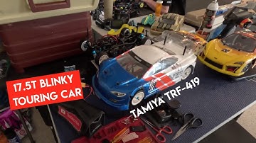 I Broke It. Tamiya TRF-419 in Touring Car 17.5T Blinky BMAIN Race - Netcruzer RC
