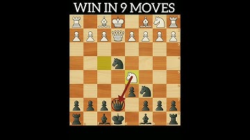 WIN IN 9 MOVES | Petrov Defense Opening Trap 🔥