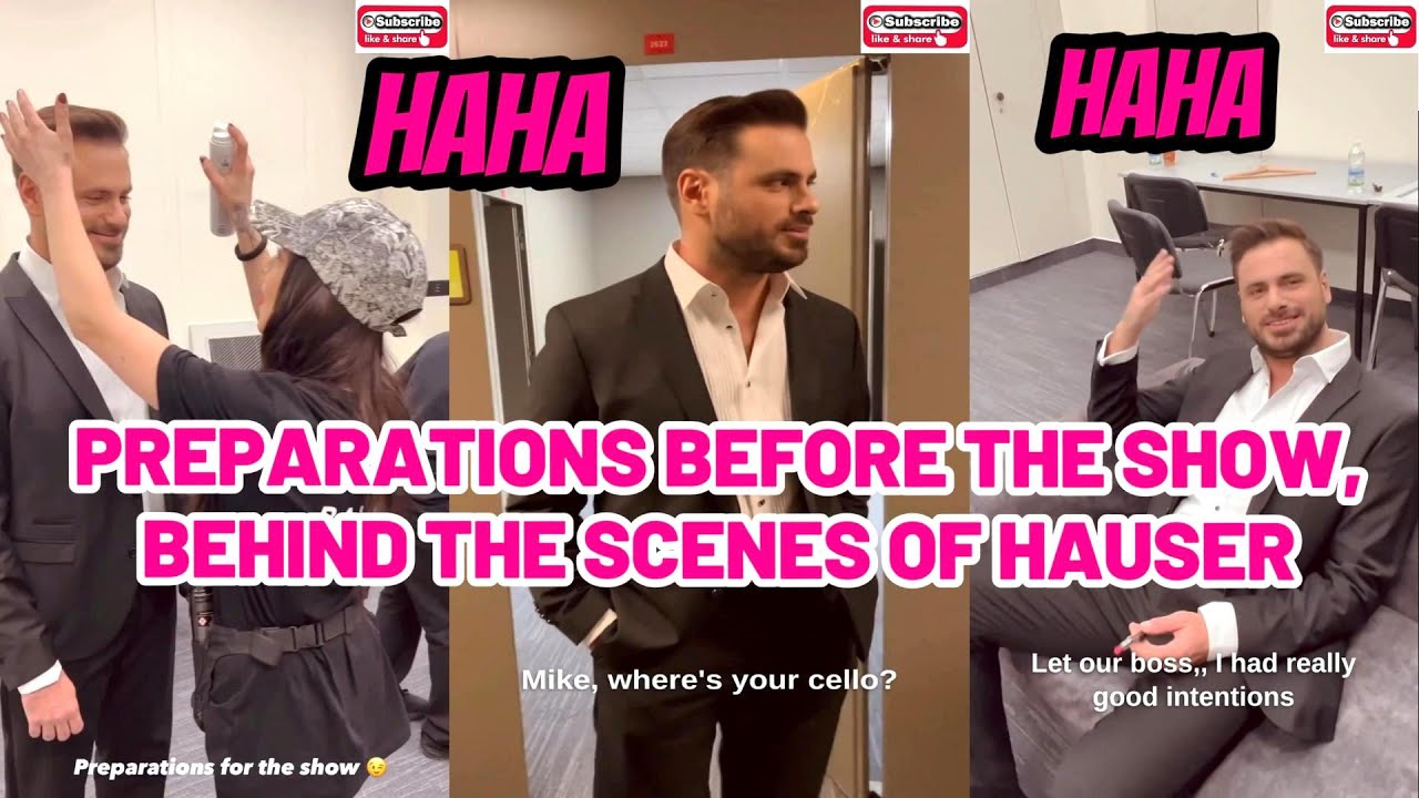 PREPARATIONS BEFORE THE SHOW,BEHIND THE SCENES