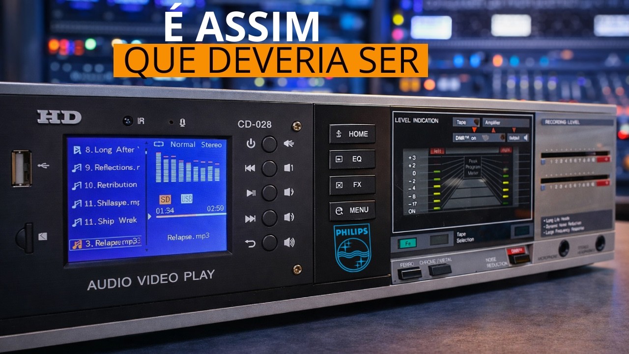 Um MOD em um tap Deck Philips FC-210 bem charmoso! #FINAL