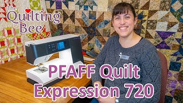 Pfaff Quilt Expression 720 Functies en Steekdemonstraties met Grace - Een Geweldige Middenklasse ...
